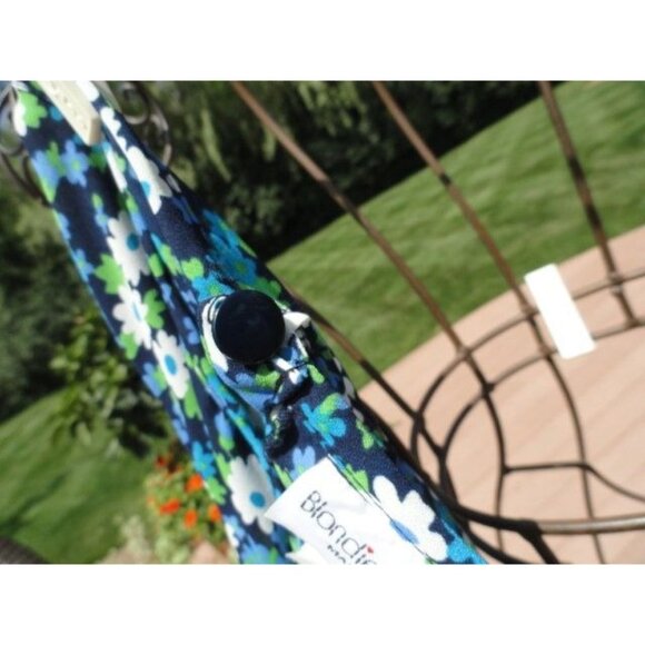 Women’s Blondie and Me Summer Floral Maxi Dress 100% Polyester Blues Green White - Picture 8 of 9